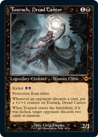 Tourach, Dread Cantor (Retro Frame) (Foil Etched) (MH2-402) - Modern Horizons 2 Foil-1