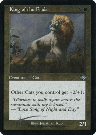King of the Pride (Retro Foil Etched) [Modern Horizons]-1