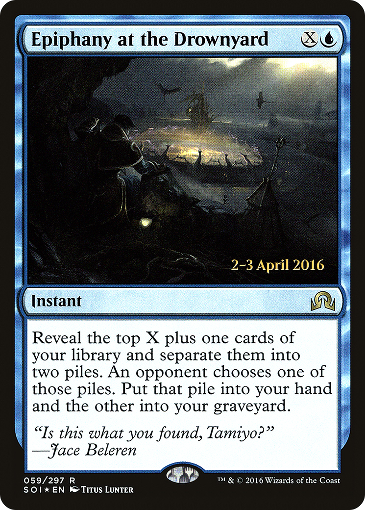 Epiphany at the Drownyard [Shadows over Innistrad Prerelease Promos]-1