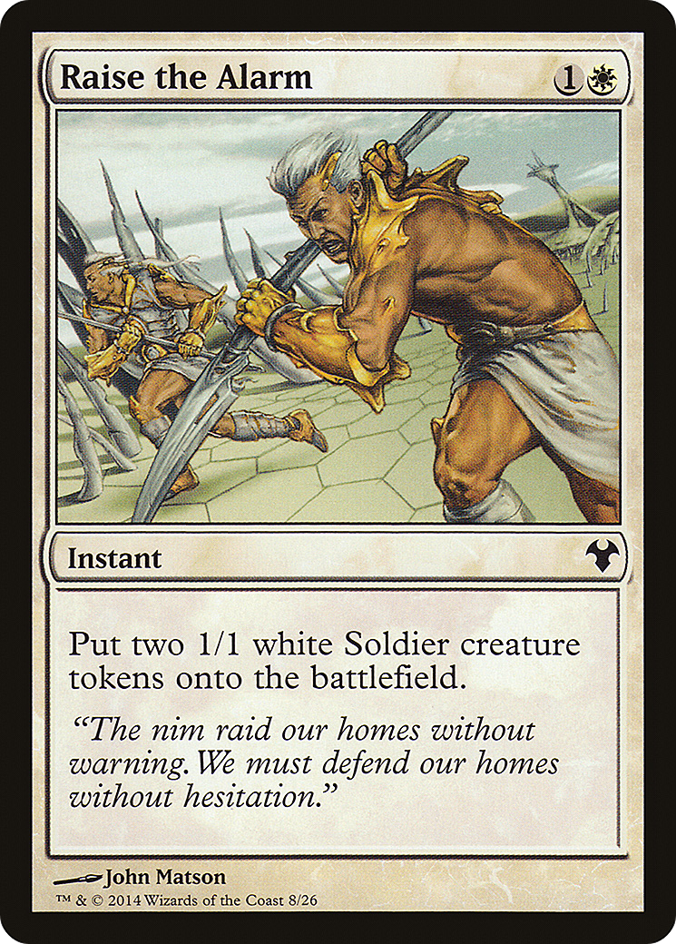 Raise the Alarm [Modern Event Deck 2014]-1