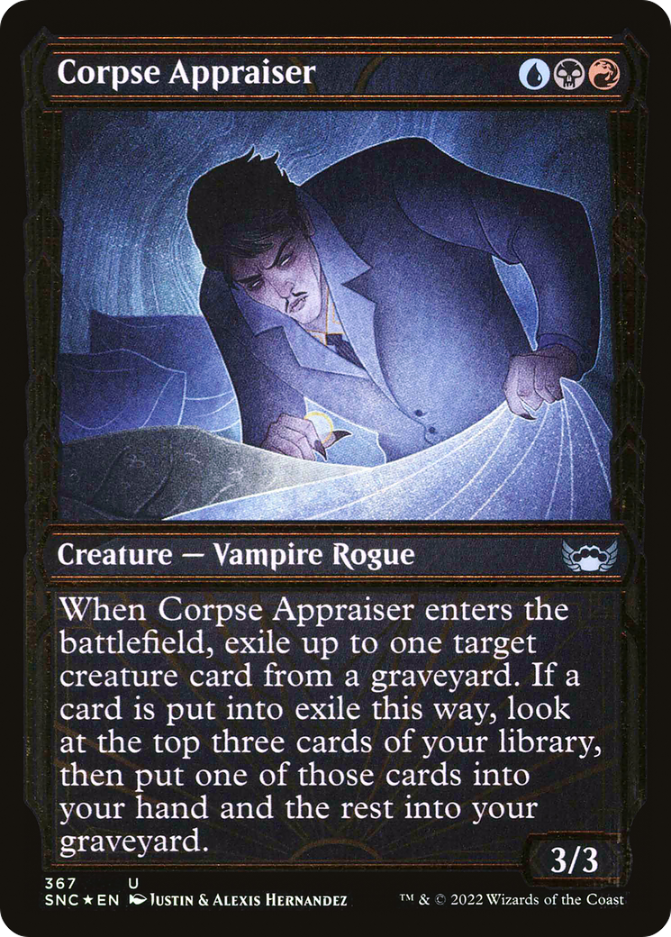 Corpse Appraiser (Showcase Golden Age Gilded Foil) [Streets of New Capenna]-1