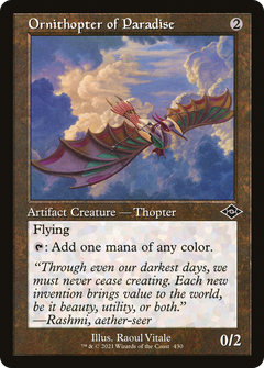 Ornithopter of Paradise (Retro Frame) (MH2-430) - Modern Horizons 2 Etched Foil-1