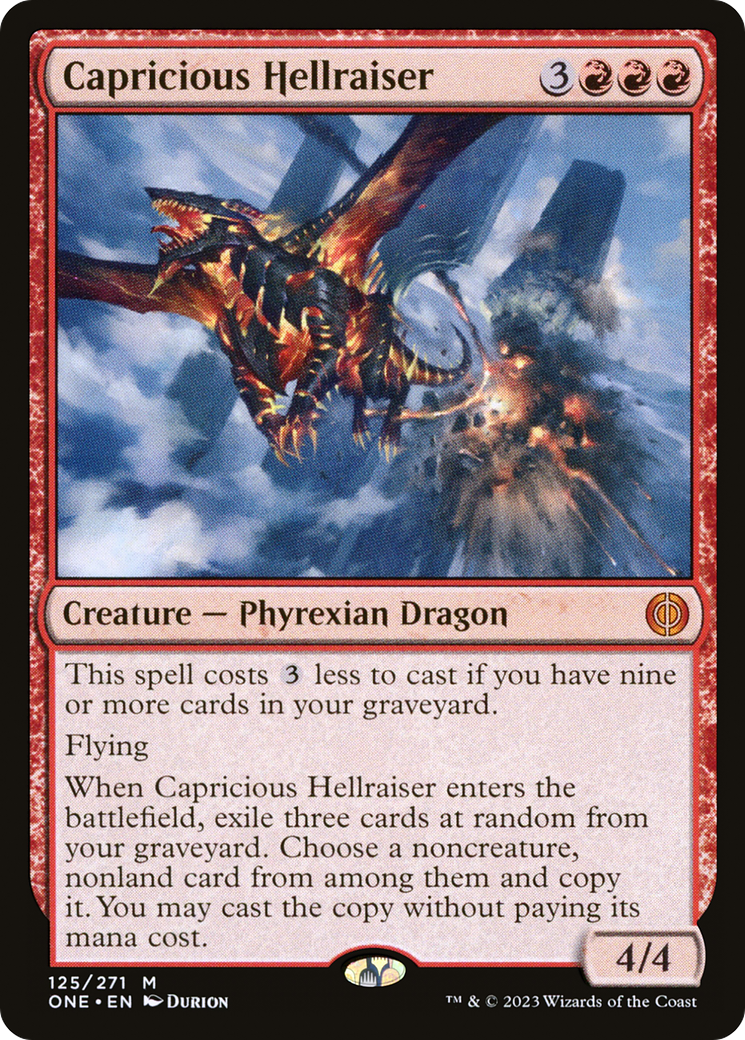 Capricious Hellraiser [Phyrexia: All Will Be One]-1