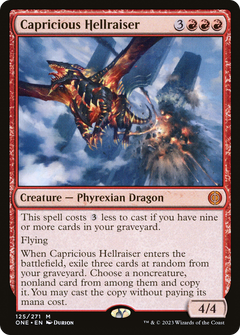 Capricious Hellraiser [Phyrexia: All Will Be One]-1