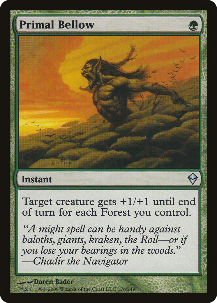 Primal Bellow [Zendikar]-1