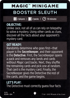 Booster Sleuth // Booster Sleuth (cont'd) (MKHM-003) - Kaldheim Minigames-1