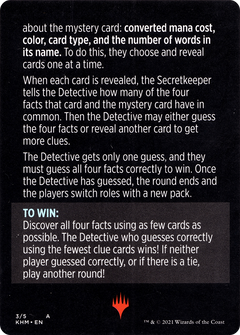 Booster Sleuth // Booster Sleuth (cont'd) (MKHM-003) - Kaldheim Minigames-2