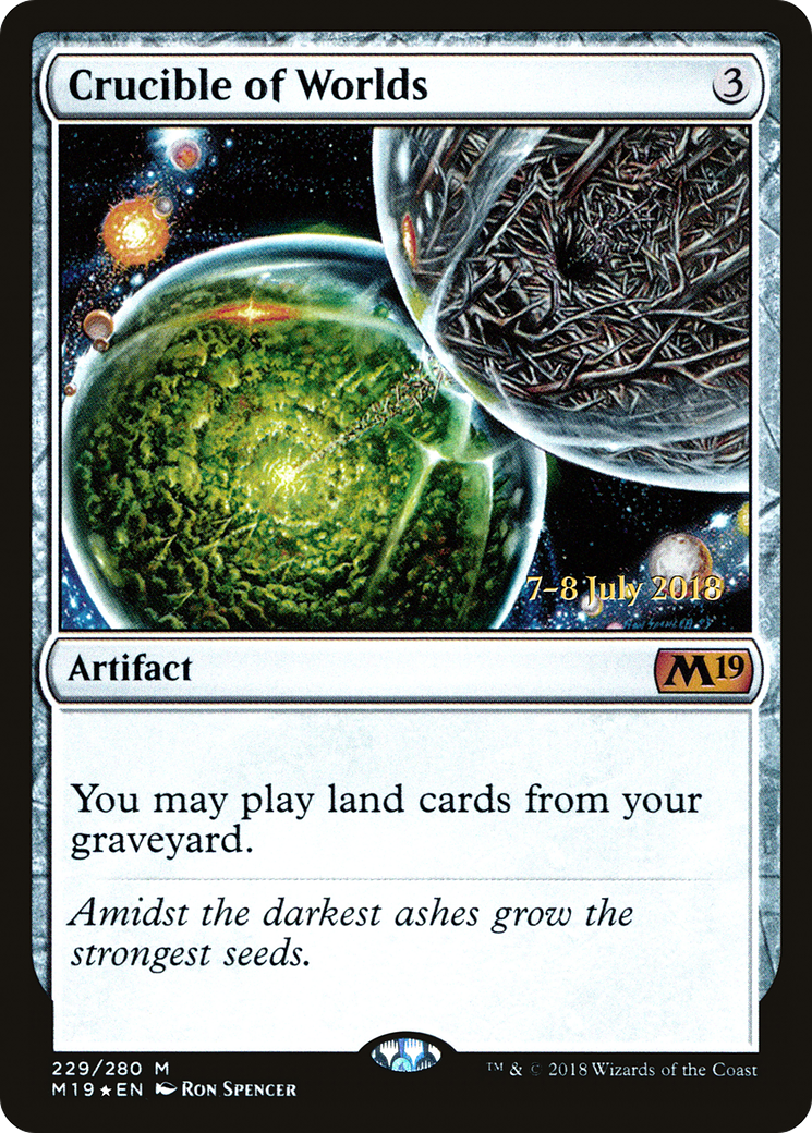 Crucible of Worlds [Core Set 2019 Prerelease Promos]-1