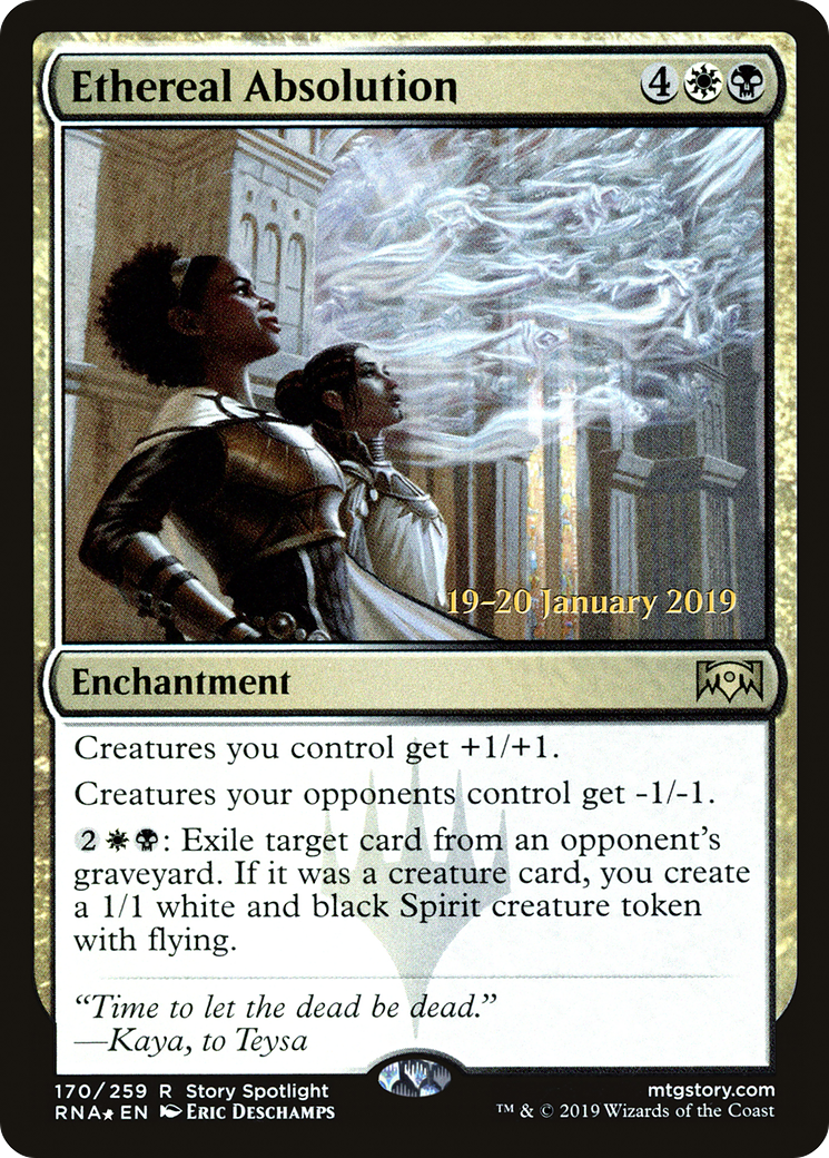 Ethereal Absolution [Ravnica Allegiance Prerelease Promos]-1