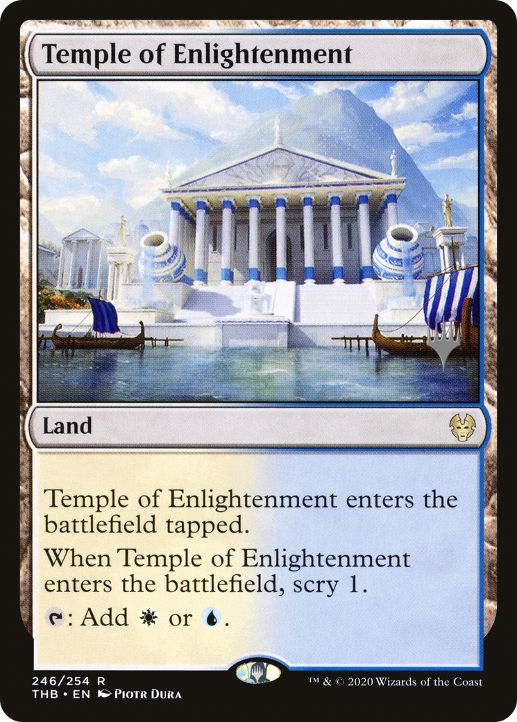 Temple of Enlightenment (Promo Pack) [Theros Beyond Death Promos]-1