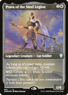 Prava of the Steel Legion (Etched) [Commander Legends]-1