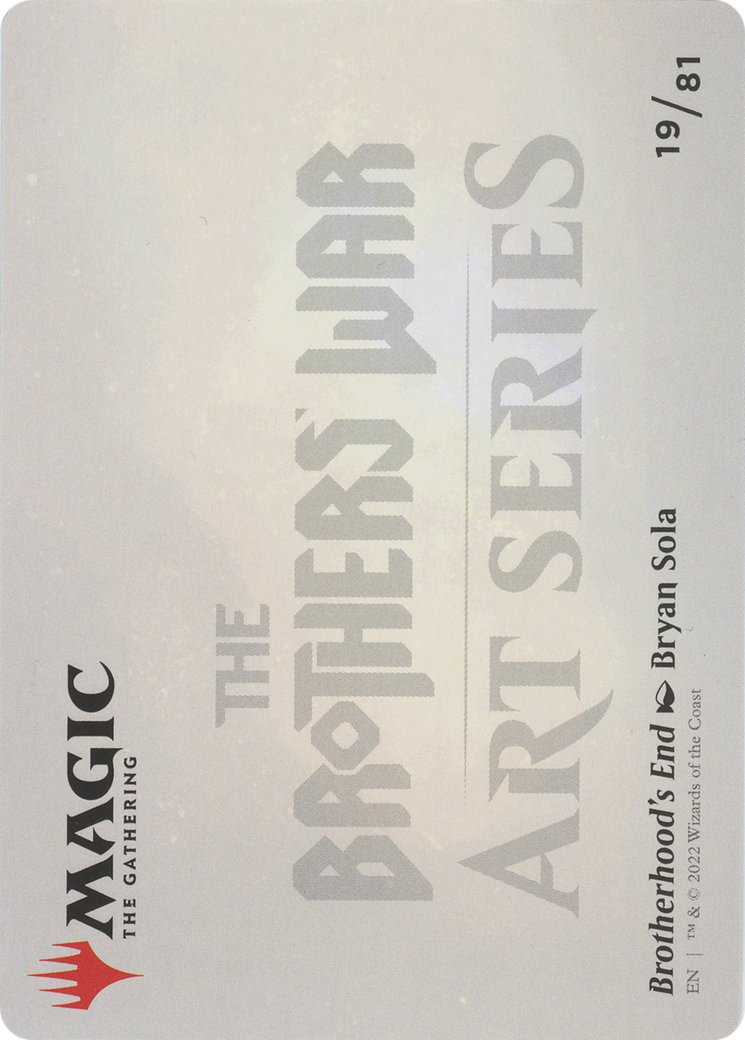 Brotherhood's End // Brotherhood's End (ABRO-019) - The Brothers' War Art Series (Borderless)-2