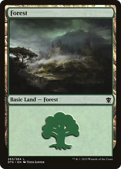 Forest (263) [Dragons of Tarkir]-1