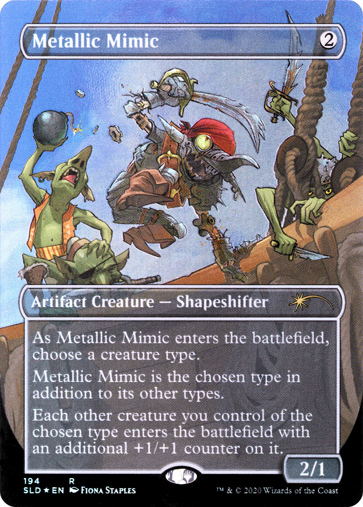 Metallic Mimic (Borderless) [Secret Lair Drop Series]-1