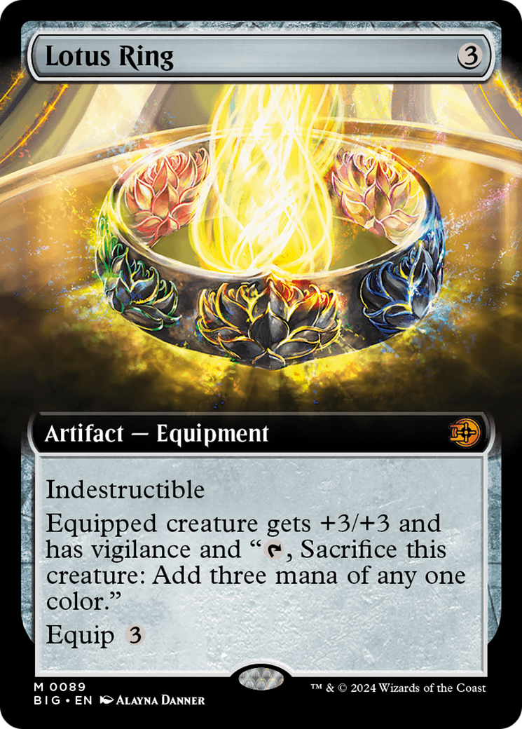 Lotus Ring (Extended Art) [Outlaws of Thunder Junction: The Big Score]-1