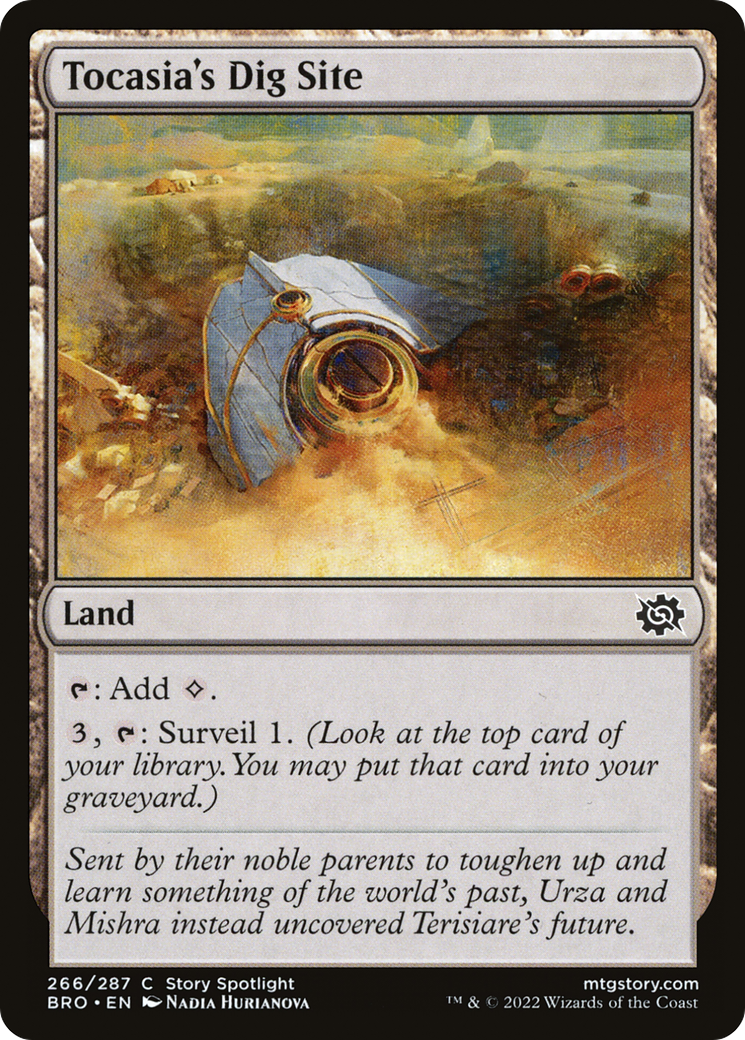 Tocasia's Dig Site (BRO-266) - The Brothers' War Foil-1