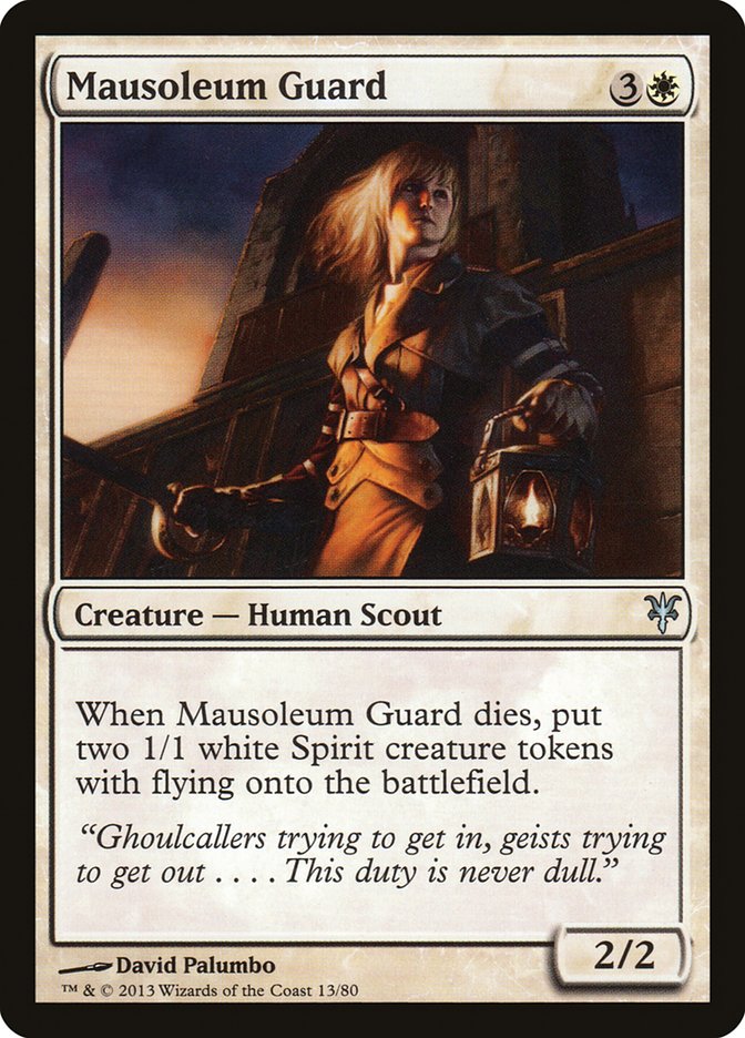 Mausoleum Guard [Duel Decks: Sorin vs. Tibalt]-2