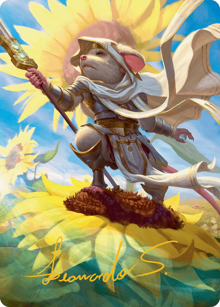 Elspeth, Sun's Champion // Elspeth, Sun's Champion (ABLB-053) - Bloomburrow Art Series (Borderless)-1
