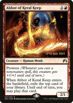 Abbot of Keral Keep [Magic Origins Prerelease Promos]-1