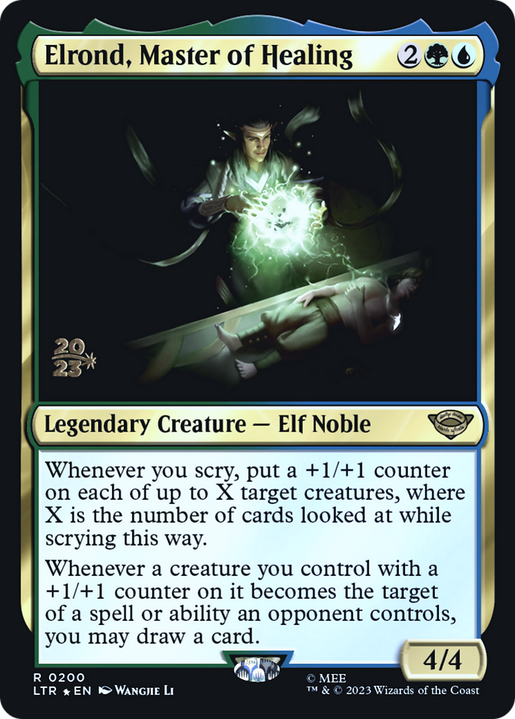 Elrond, Master of Healing [The Lord of the Rings: Tales of Middle-Earth Prerelease Promos]-1