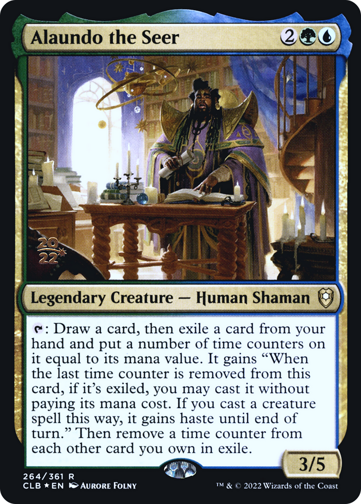 Alaundo the Seer [Commander Legends: Battle for Baldur's Gate Prerelease Promos]-1