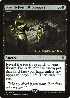 Sword-Point Diplomacy [Ixalan Prerelease Promos]-1