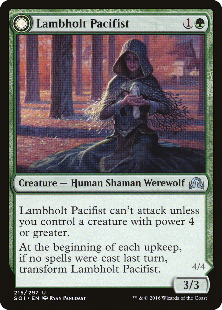 Lambholt Pacifist // Lambholt Butcher [Shadows over Innistrad]-3