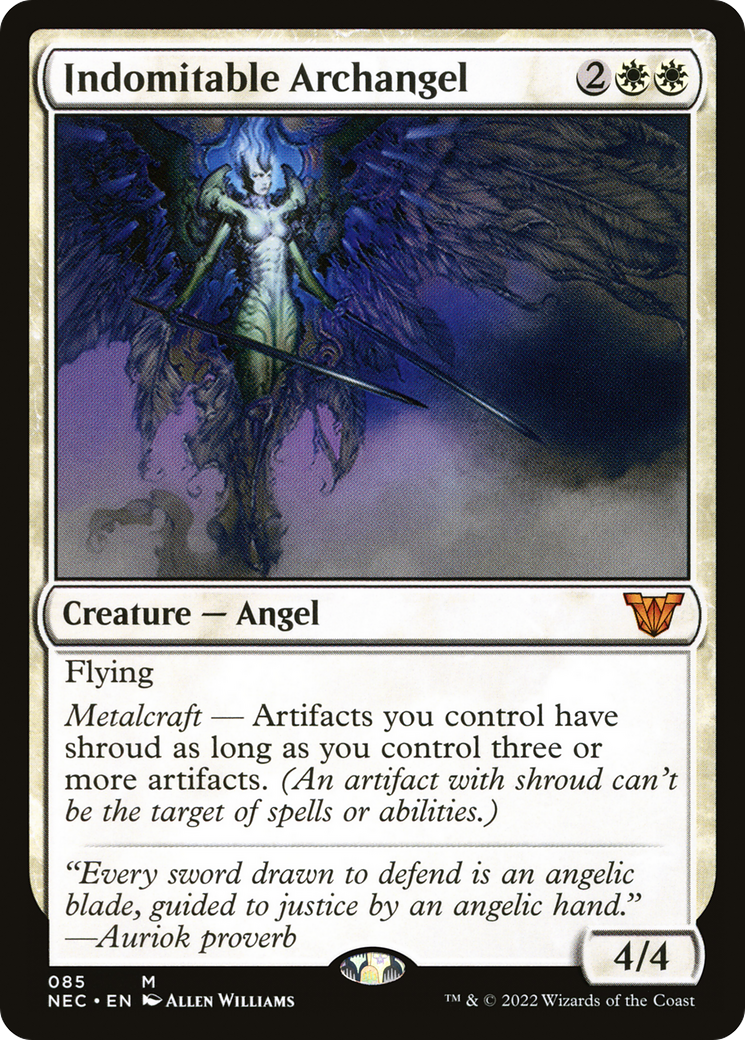 Indomitable Archangel [Kamigawa: Neon Dynasty Commander]-1