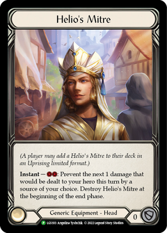 Helio's Mitre [LGS103] (Promo)  Rainbow Foil-1