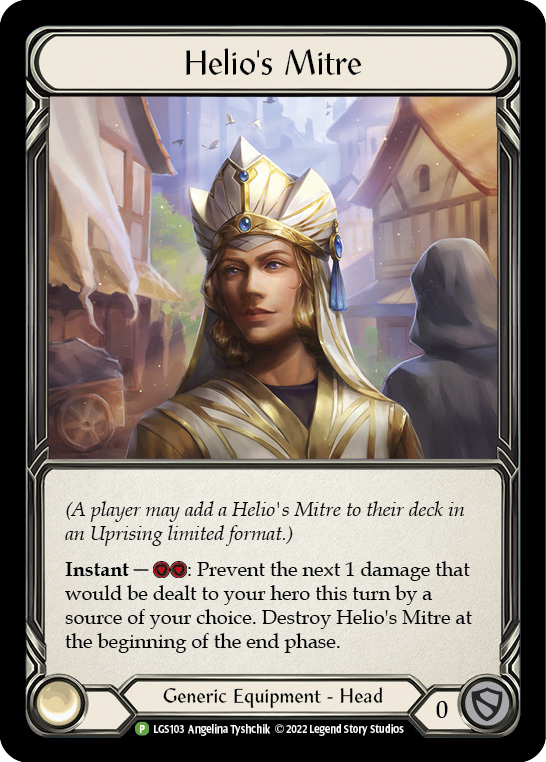 Helio's Mitre [LGS103] (Promo)  Rainbow Foil-1