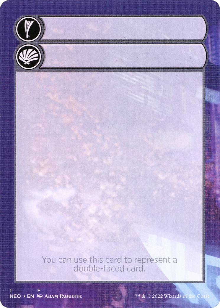 Double-Faced Substitute Card (SNEO-001) - Kamigawa: Neon Dynasty Substitute Cards (Borderless)-1
