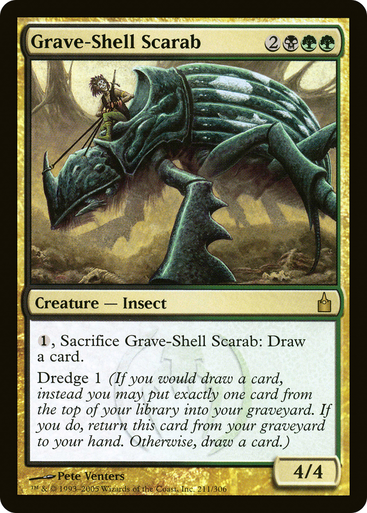 Grave-Shell Scarab [Ravnica: City of Guilds]-1