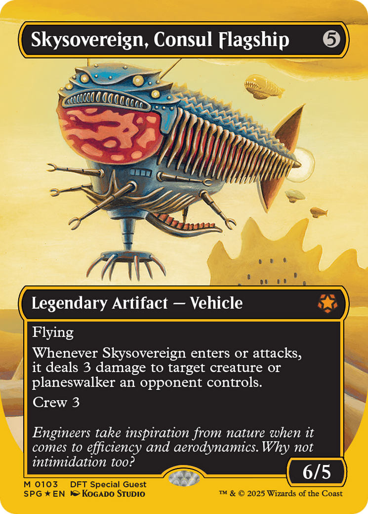 Skysovereign, Consul Flagship (First-Place Foil) [Aetherdrift Special Guests]-1