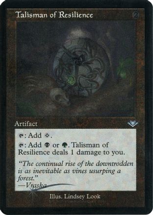 Talisman of Resilience (Retro Foil Etched) [Modern Horizons]-1