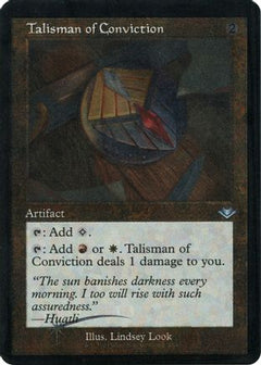 Talisman of Conviction (Retro Frame) (Foil Etched) (MH1-033) - Modern Horizons Foil-1