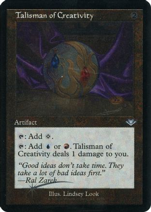 Talisman of Creativity (Retro Foil Etched) [Modern Horizons]-1