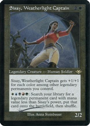 Sisay, Weatherlight Captain (Retro Foil Etched) [Modern Horizons]-1
