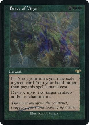 Force of Vigor (Retro Foil Etched) [Modern Horizons]-1