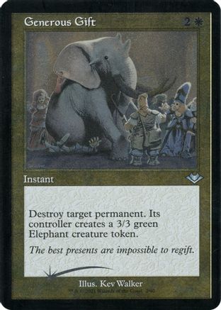 Generous Gift (Retro Foil Etched) [Modern Horizons]-1