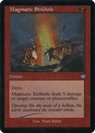 Magmatic Sinkhole (Retro Foil Etched) [Modern Horizons]-1