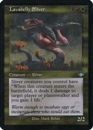 Lavabelly Sliver (Retro Foil Etched) [Modern Horizons]-1