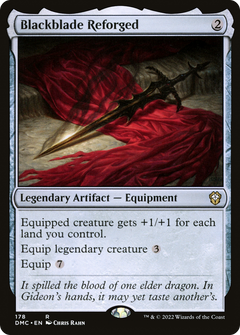 Blackblade Reforged [Dominaria United Commander]-1
