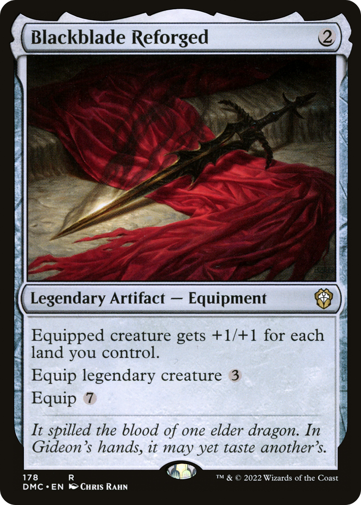 Blackblade Reforged [Dominaria United Commander]-1