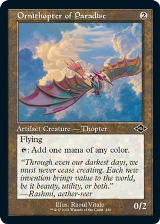 Ornithopter of Paradise (Retro Foil Etched) [Modern Horizons 2]-3