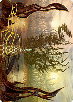 Thornglint Bridge Art Card (Gold-Stamped Signature) [Modern Horizons 2 Art Series]-1