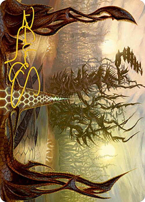 Thornglint Bridge Art Card (Gold-Stamped Signature) [Modern Horizons 2 Art Series]-1