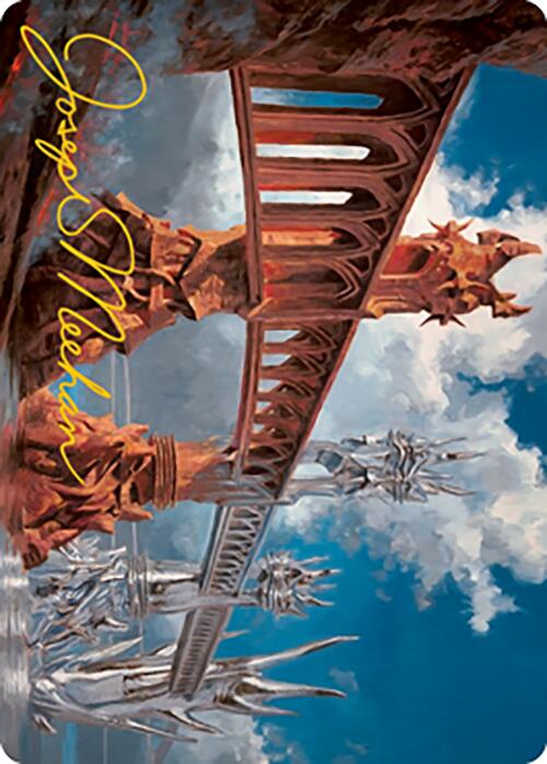 Silverbluff Bridge Art Card (Gold-Stamped Signature) [Modern Horizons 2 Art Series]-1