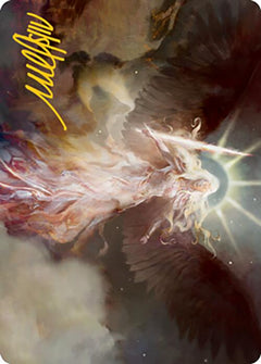 Serra's Emissary Art Card (Gold-Stamped Signature) [Modern Horizons 2 Art Series]-1