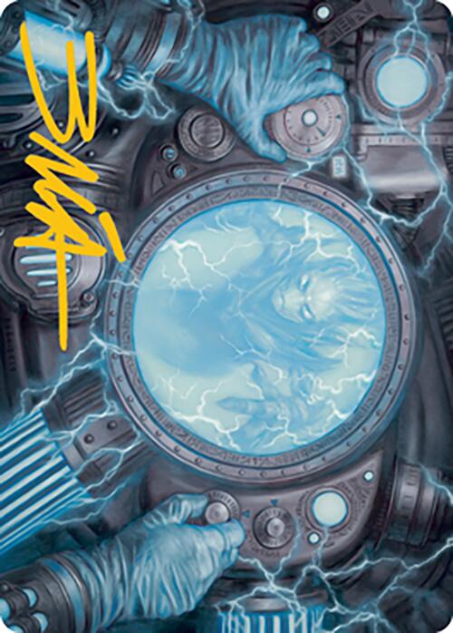 Recalibrate Art Card (Gold-Stamped Signature) [Modern Horizons 2 Art Series]-1