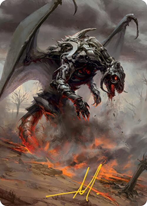 Scion of Draco Art Card (Gold-Stamped Signature) [Modern Horizons 2 Art Series]-1